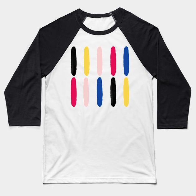 Modern Design Baseball T-Shirt by ArtShare